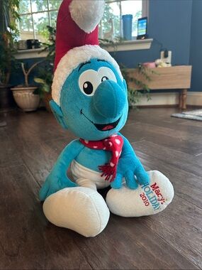 Macy's 2010 Smurf Holiday Plush